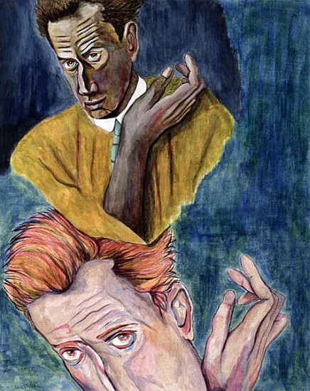 Egon Schiele - Ego-Ideal (ink on paper)  von Stevie  Taylor