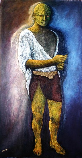 Gabriel appearing like a Man, 2006-07 (oil on canvas)  von Stevie  Taylor