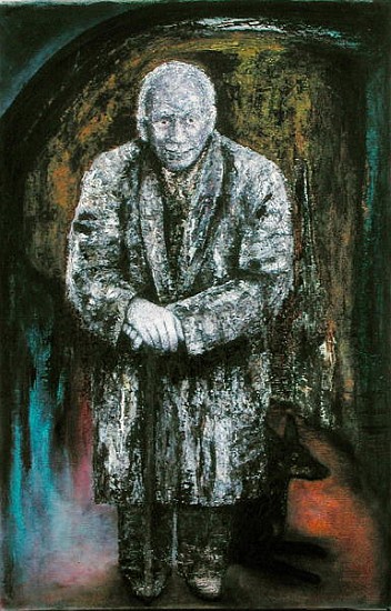 Meeting with a Wise Man, 2003-04 (oil on canvas)  von Stevie  Taylor