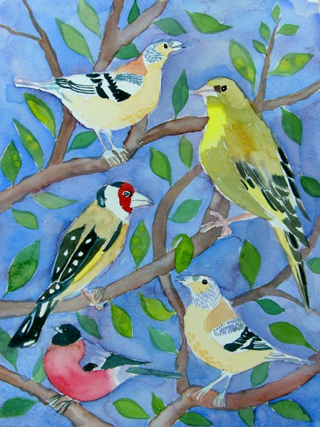 Finches von Mary Stubberfield
