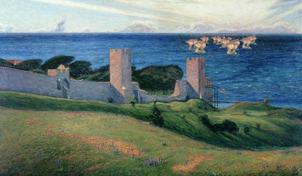 Vision. Scene from Visby 1894