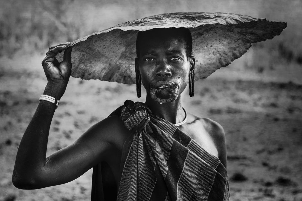 Afrikanischer Stamm Mursi,Äthiopien von Svetlin Yosifov