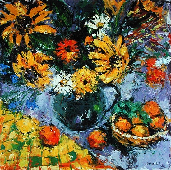 Garden Sunflowers von Sylvia  Paul
