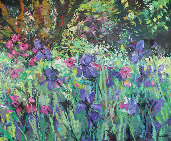 Iris Garden von Sylvia  Paul