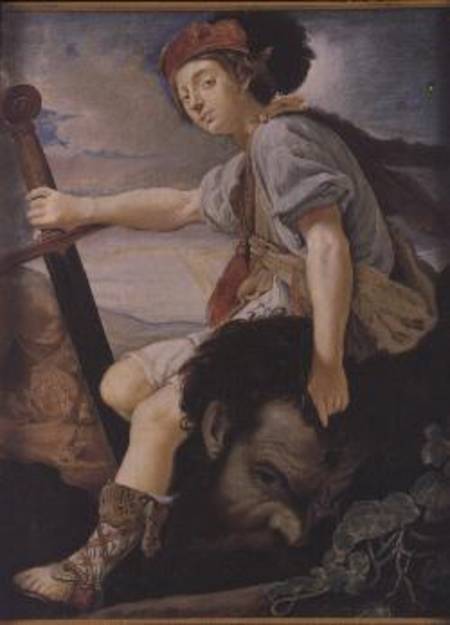 David with the Head of Goliath von T. Flatman
