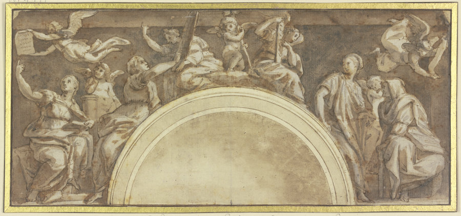 Kopie der Sibyllen des Raffael in S. Maria della Pace in Rom von Taddeo Zuccari