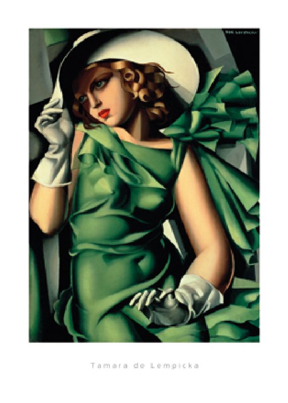 Young Lady with Gloves von Tamara De Lempicka