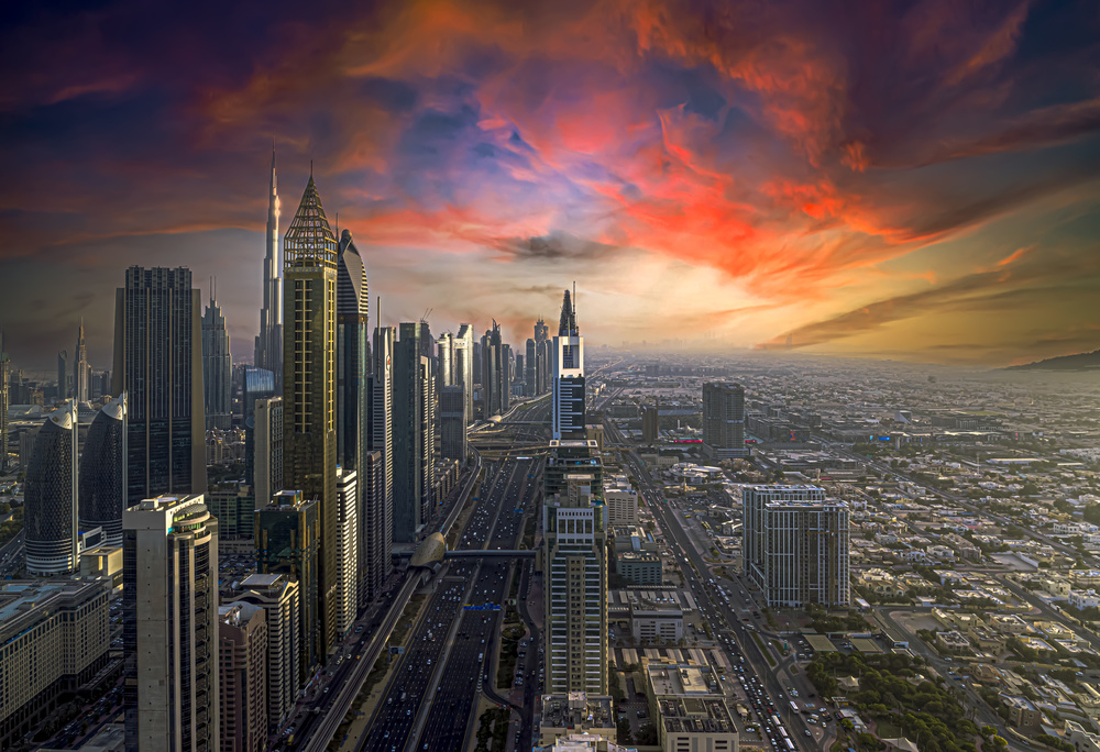 Dubai oben von Tamer Radwan