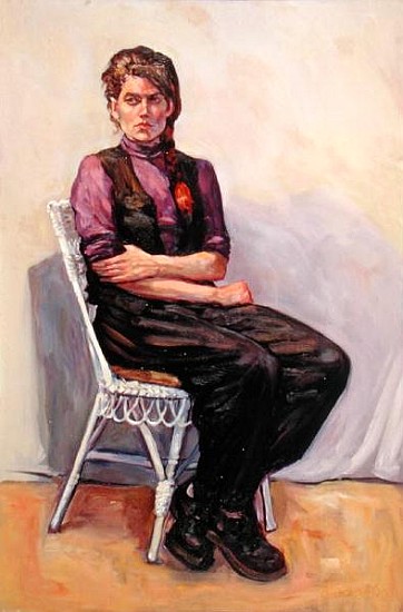 Portrait of a Woman, 1993 (oil on canvas)  von Ted  Blackall