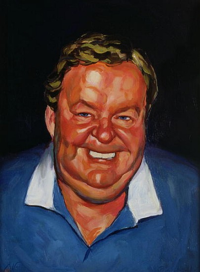 Portrait of the Laughing Man, 1993 (oil on canvas)  von Ted  Blackall