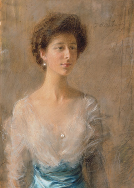 Portrait der M. Pillatowa von Teodor Axentowicz