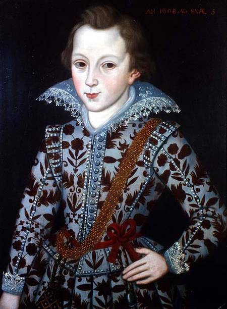 Portrait of a Young Boy, Aged Five von the Elder Peake