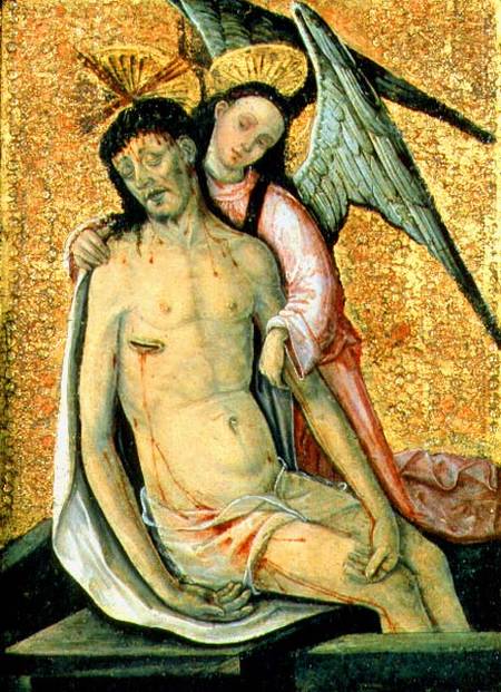 The Dead Christ Supported by an Angel von the Elder Rodrigo de Osona