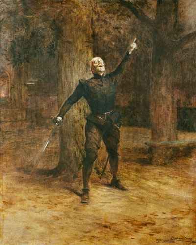 Constant Coquelin (1841-1909) as Cyrano de Bergerac von Theobald Chartran