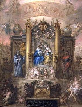 Alliance of France and Spain Allegory of the Peace of the Pyrenees in 1659