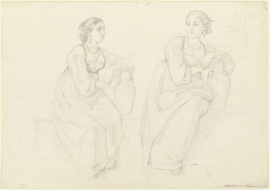 Mädchen aus Capri von Theodor Pelissier
