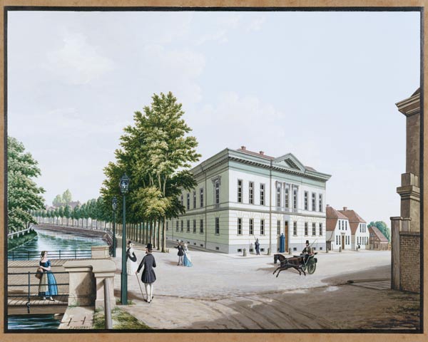 Das Prinzenpalais in Oldenburg von Theodor Presuhn d.Ä.