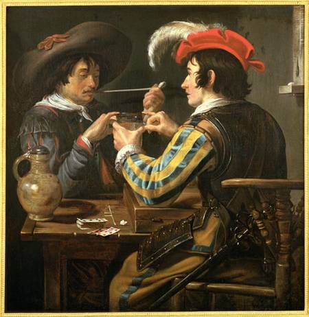 The Card Players von Theodor Rombouts