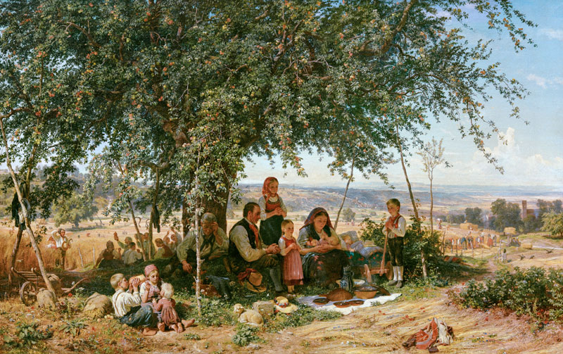 Mittagsgebet bei der Ernte von Theodor Schüz