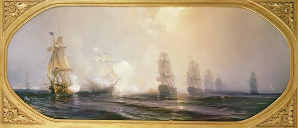 Naval Battle in Chesapeake Bay, 3rd September 1781 1848