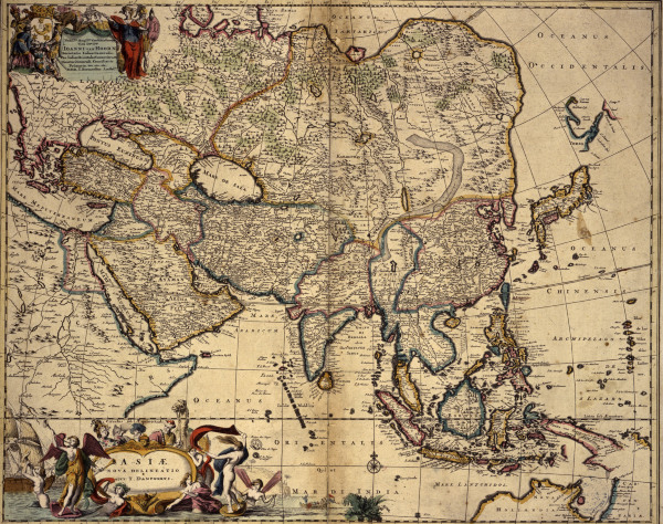 Asien von Theodorus Danckerts