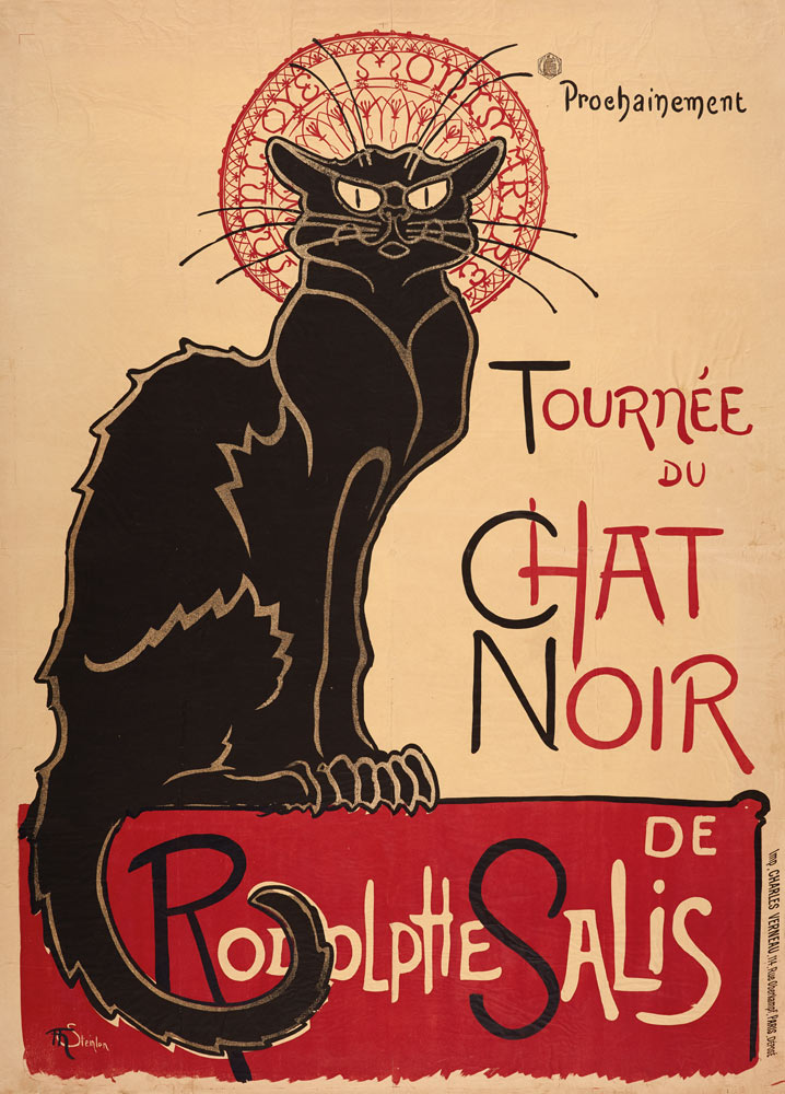 Tournée du Chat Noir de Rodolphe Salis von Théophile-Alexandre Steinlen