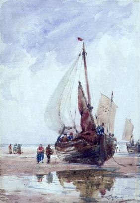 A Beached Fishing Smack