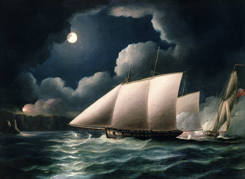 Smugglers & Revenue Cutter von Thomas Buttersworth