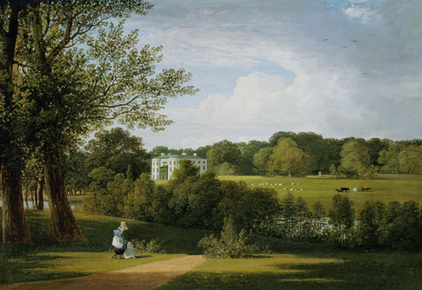 Malerin im Park von White Knights. von Thomas Christopher Hofland