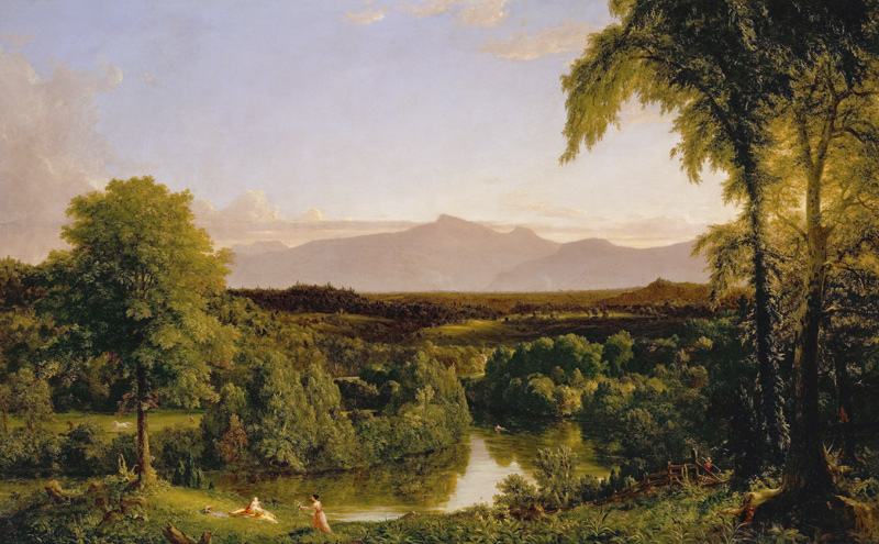 View on the Catskill Early Autumn von Thomas Cole