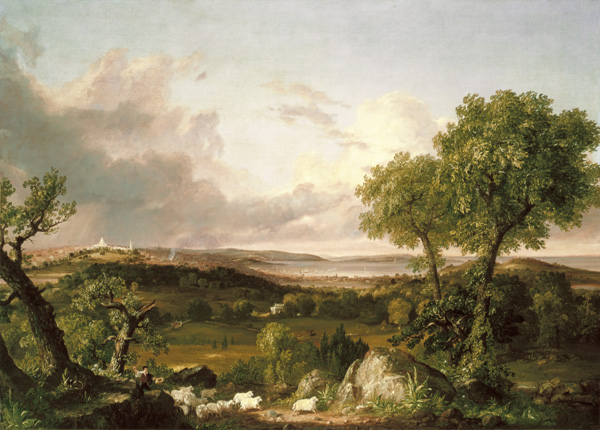 View of Boston von Thomas Cole