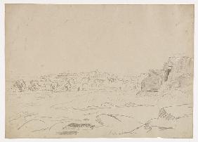 Syracuse and the Tomb of Timoleon, Sicily 1842