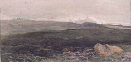 Hills near Loch Awe, Twilight von Thomas Collier