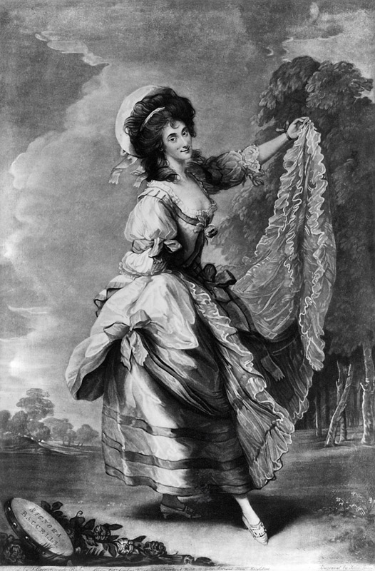 Giovanna Baccelli; engraved by John Jones von Thomas Gainsborough