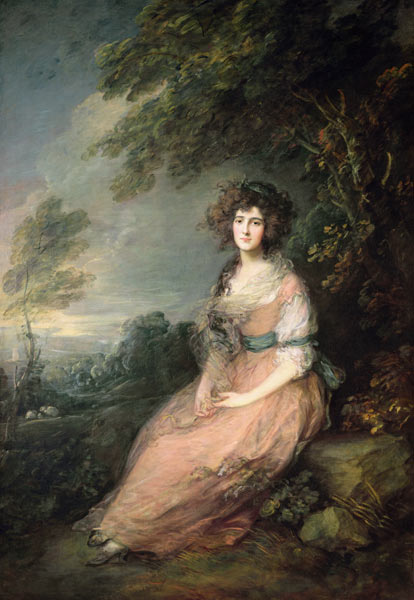 Mrs. Richard Brinsley Sheridan von Thomas Gainsborough