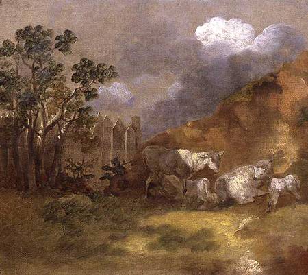 Landscape with Sheep von Thomas Gainsborough