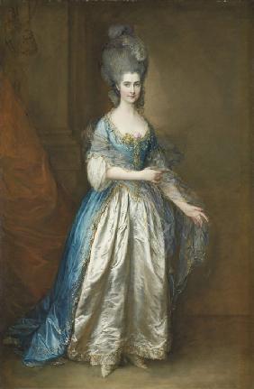 Porträt von Miss Read, später Mrs William Villebois