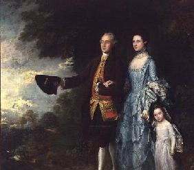 Mr. and Mrs. George Byam and their eldest daughter, Selina c.1764