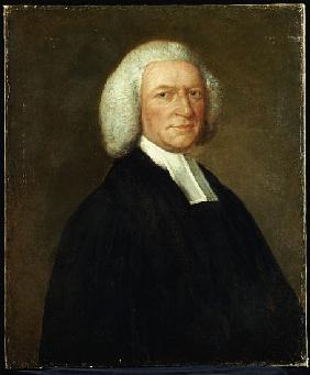 Portrait of Bishop Woodward, half length, in clerical robes, c.1756-58