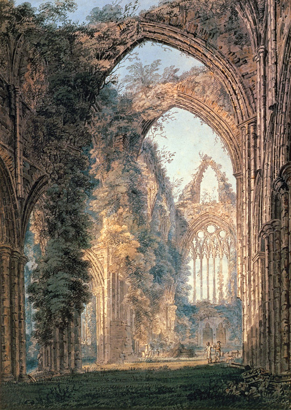 Tintern Abbey von Thomas Girtin