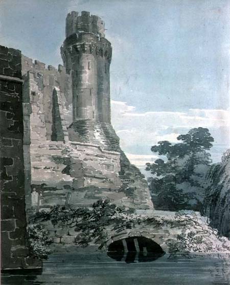 Caesar's Tower, Warwick Castle  on von Thomas Girtin