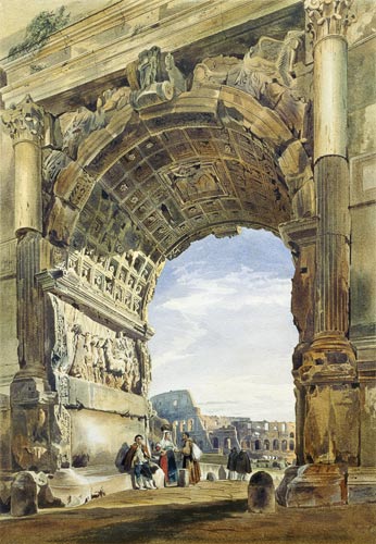 Arch of Titus, Rome von Thomas Hartley Cromek