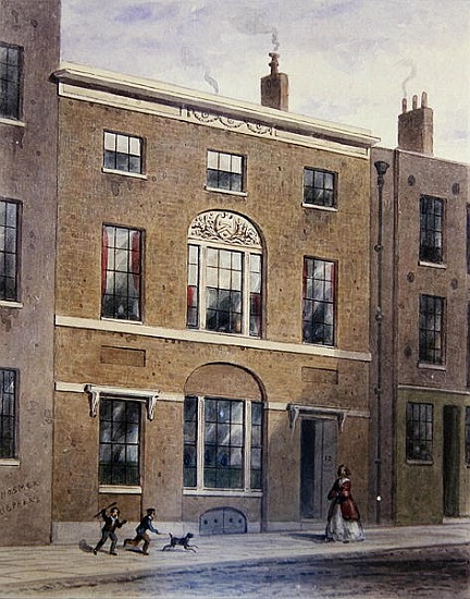 Plumbers Hall in Great Bush Lane, Cannon Street von Thomas Hosmer Shepherd