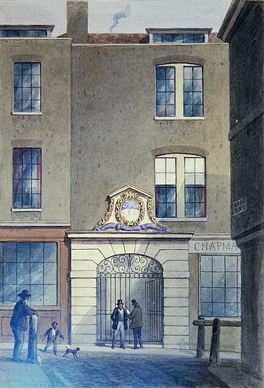 The Entrance to Bakers''Hall von Thomas Hosmer Shepherd