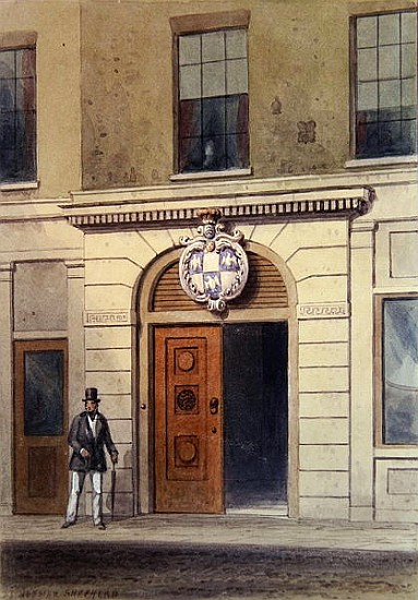 The Entrance to Tallow Chandler''s Hall von Thomas Hosmer Shepherd
