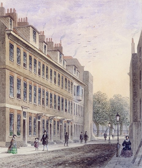View of Fludyer Street, looking towards St. James''s Park von Thomas Hosmer Shepherd