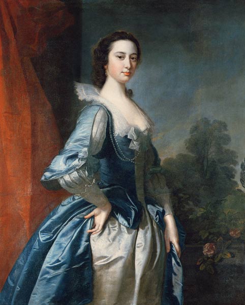 Portrait of a Lady von Thomas Hudson