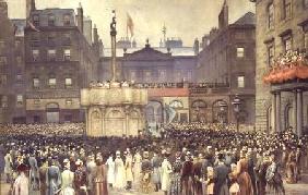 The Presentation of the Restored Market Cross, Edinburgh, to the Magistrates Council by the Right Ho 23rd Novem