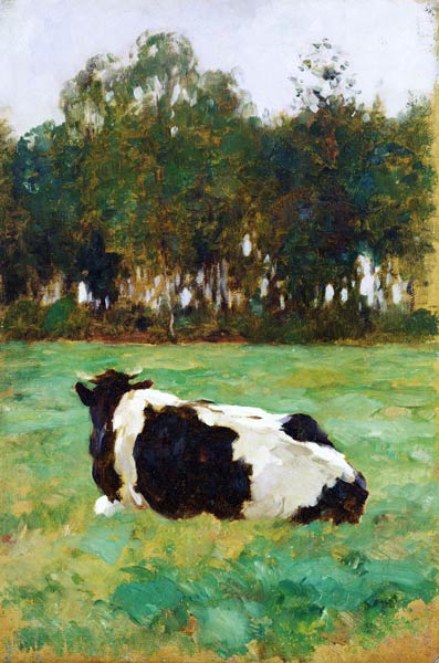 A Cow in the Meadow von Thomas Ludwig Herbst