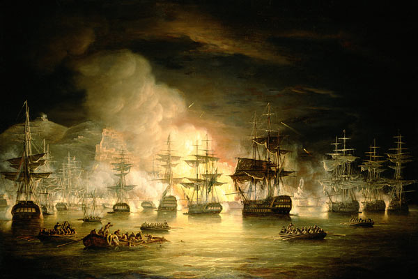 Bombardment of Algiers, August 1816 von Thomas Luny